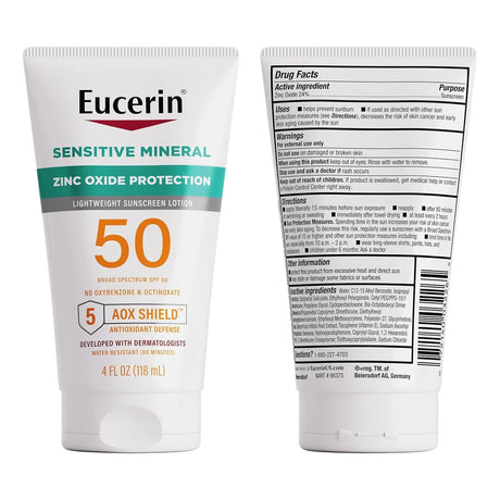 Eucerin Sensitive Mineral Sunscreen Lotion SPF 50 - Kenya
