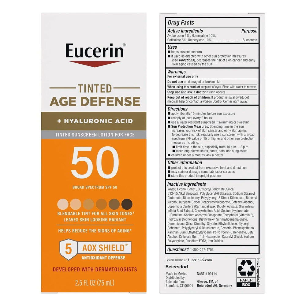 Eucerin Sun Tinted Age Defense SPF 50 Sunscreen - Kenya
