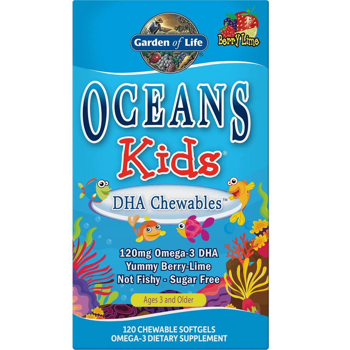 Garden of Life Oceans DHA Supplement for Kids with 120mg of Omega 3 - Kenya