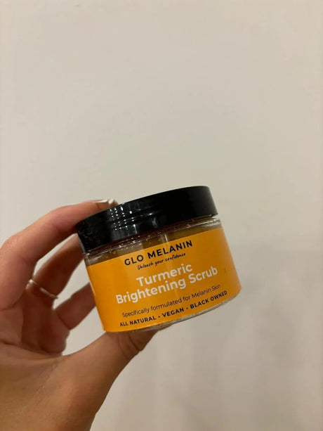 GLO Melanin Turmeric Scrub for Dark Spots Brightening - Kenya