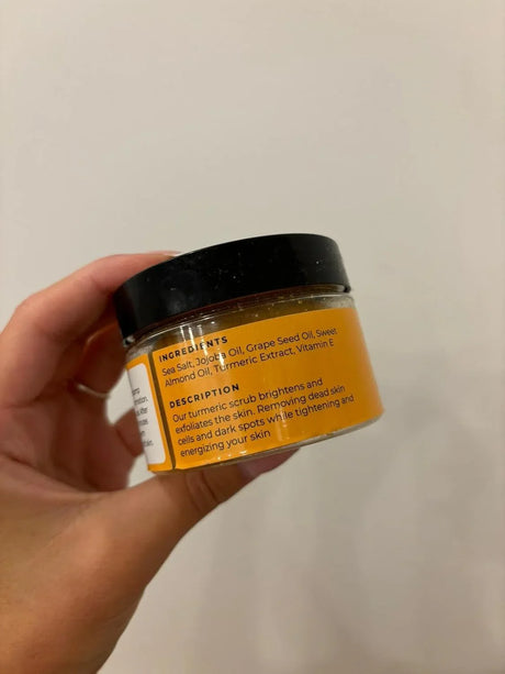 GLO Melanin Turmeric Scrub for Dark Spots Brightening - Kenya