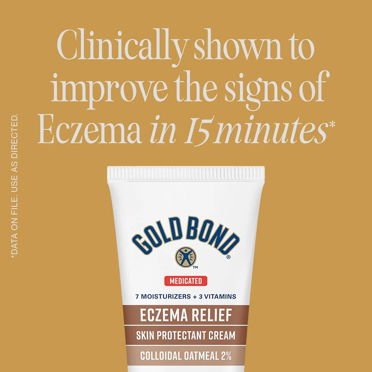 Gold Bond Medicated Eczema Relief Skin Protectant Cream, 8 oz., With 2% Colloidal Oatmeal - Kenya