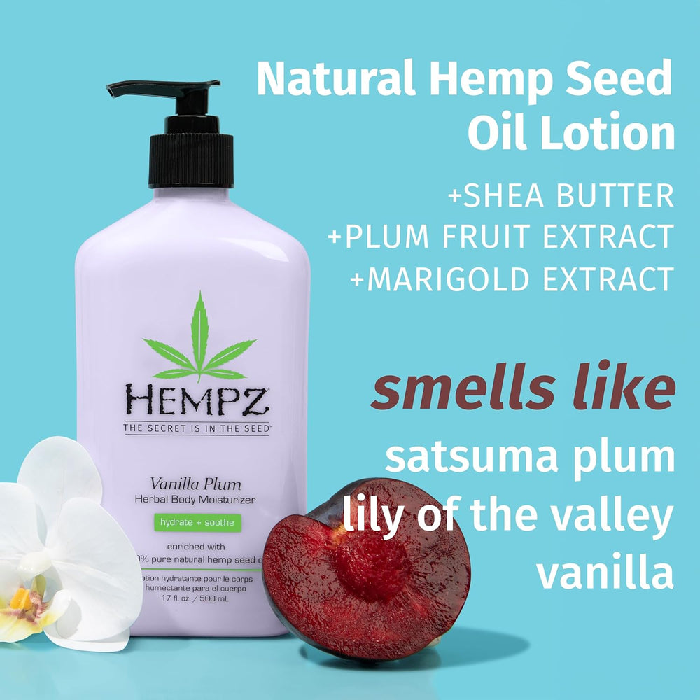 Hempz Limited Edition Vanilla Plum Body & Hand Lotion- Kenya - Kenya