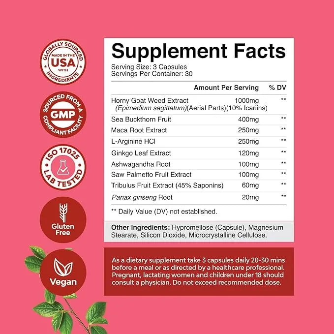 Horny goat weed (Womens Complex) - Kenya