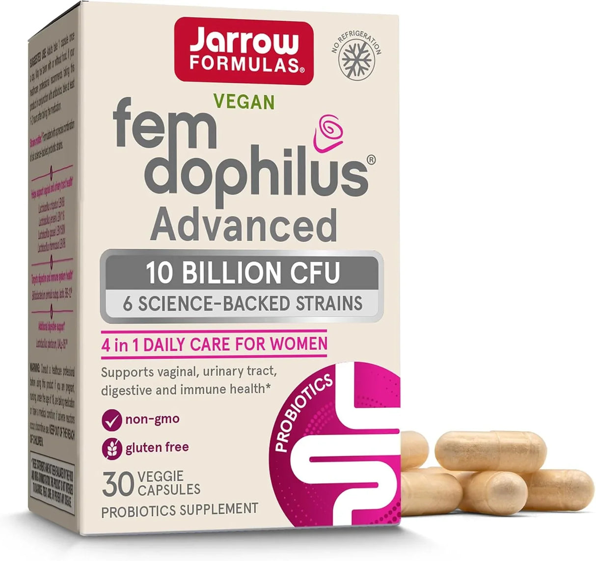 Jarrow Formulas Fem-Dophilus 10 Billion CFU - Kenya