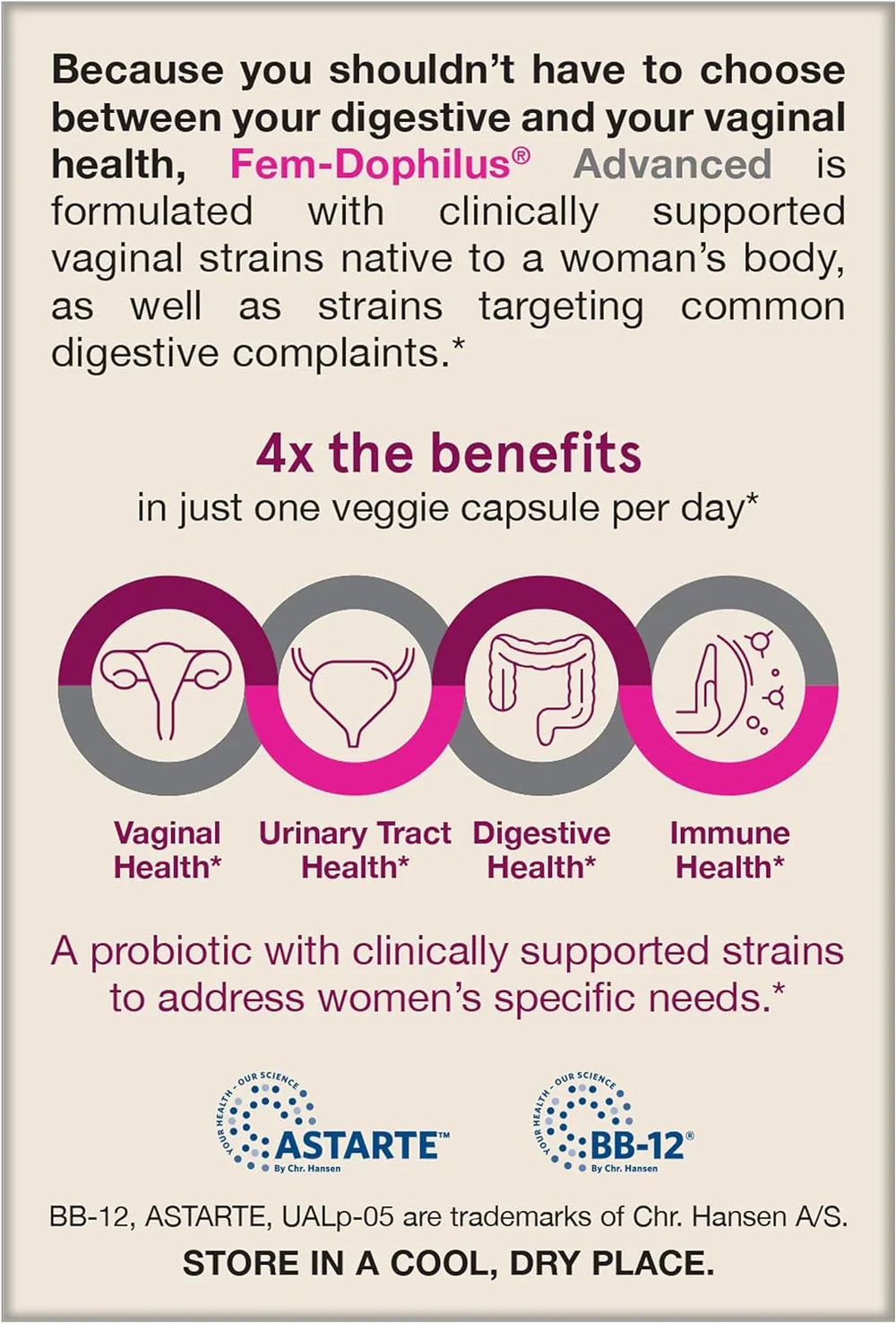 Jarrow Formulas Fem-Dophilus 10 Billion CFU - Kenya