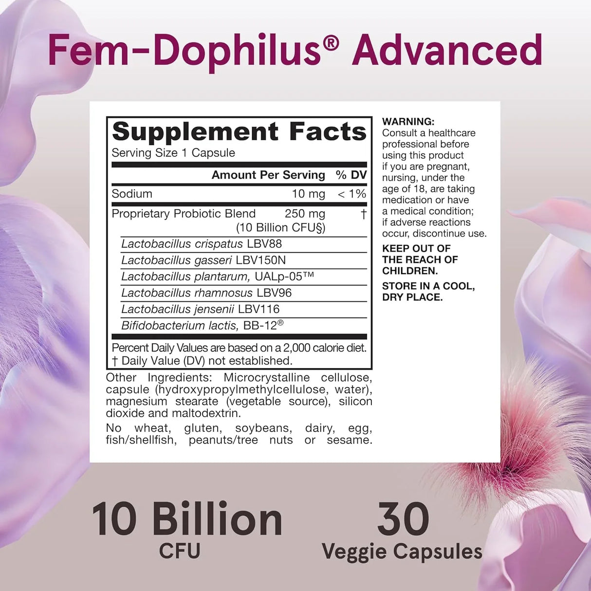 Jarrow Formulas Fem-Dophilus 10 Billion CFU - Kenya