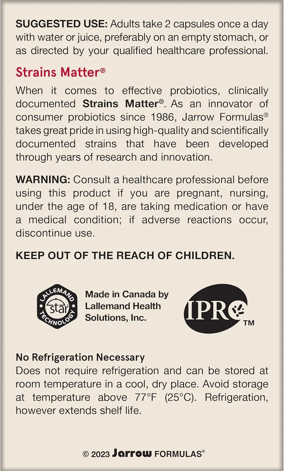 Jarrow Formulas Probiotics 10 Billion CFU - Kenya