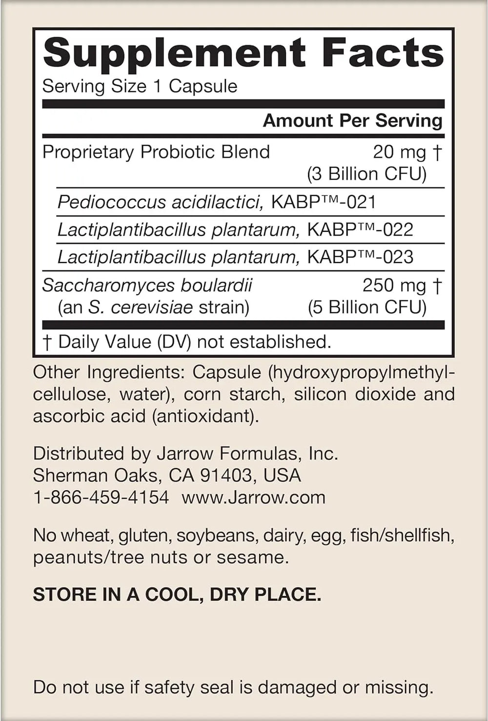 Jarrow Jarro-Dophilus® Gut Calm - Kenya