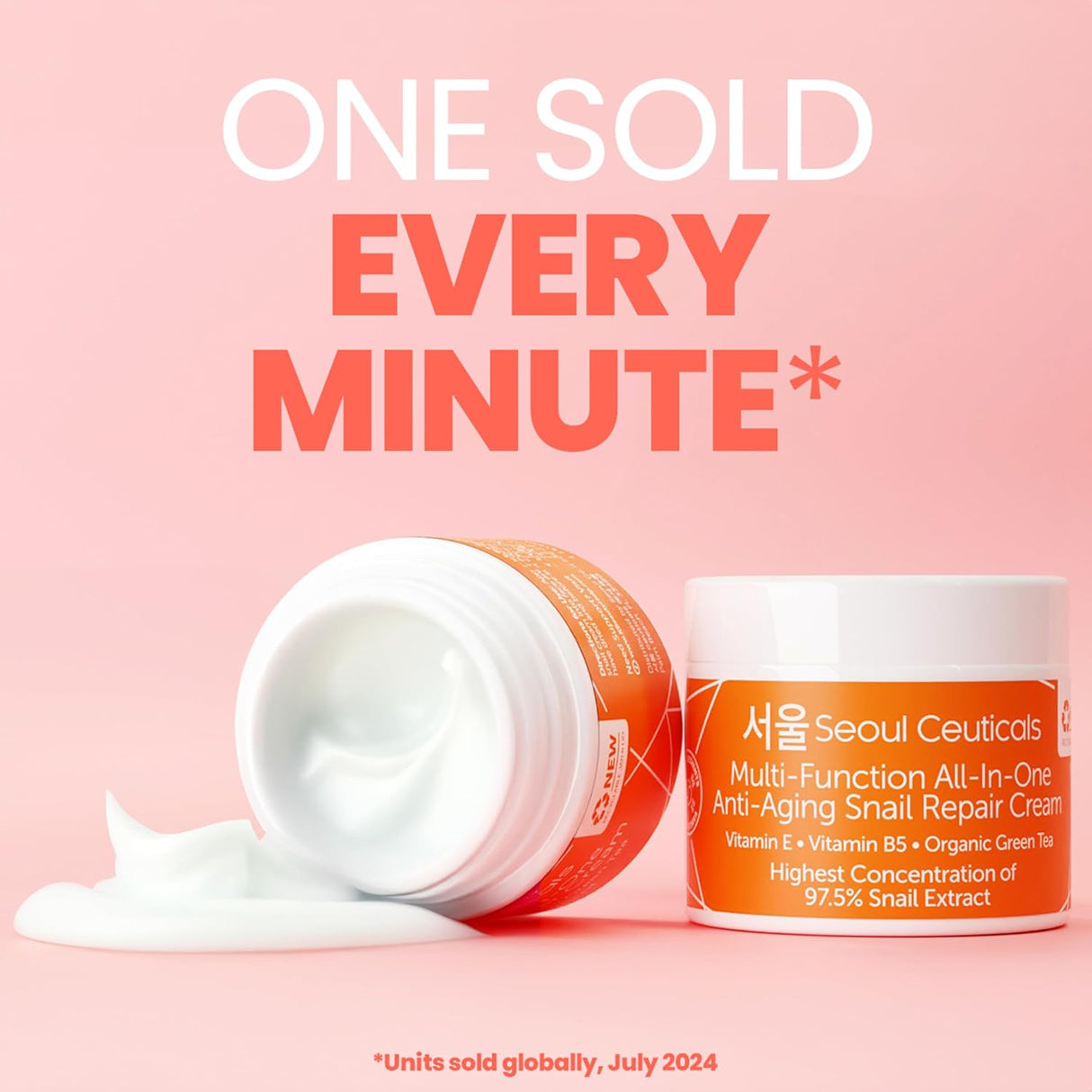 Korean 97.5% Snail Mucin Moisturizer Cream - Kenya - Kenya