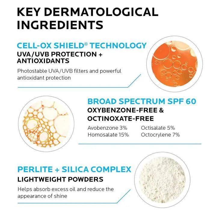 La Roche-Posay Anthelios Clear skin Dry Touch Sunscreen SPF60 (50ml)