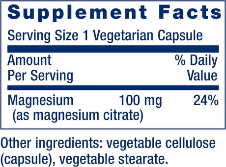 Magnesium Citrate 100 mg 100 Count - Kenya