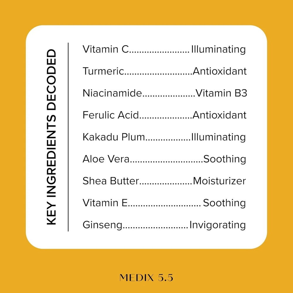 Medix 5.5 Vitamin C Turmeric Brightening Body Lotion - Kenya