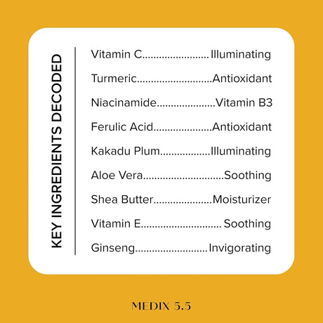 Medix 5.5 Vitamin C Turmeric Brightening Body Lotion - Kenya