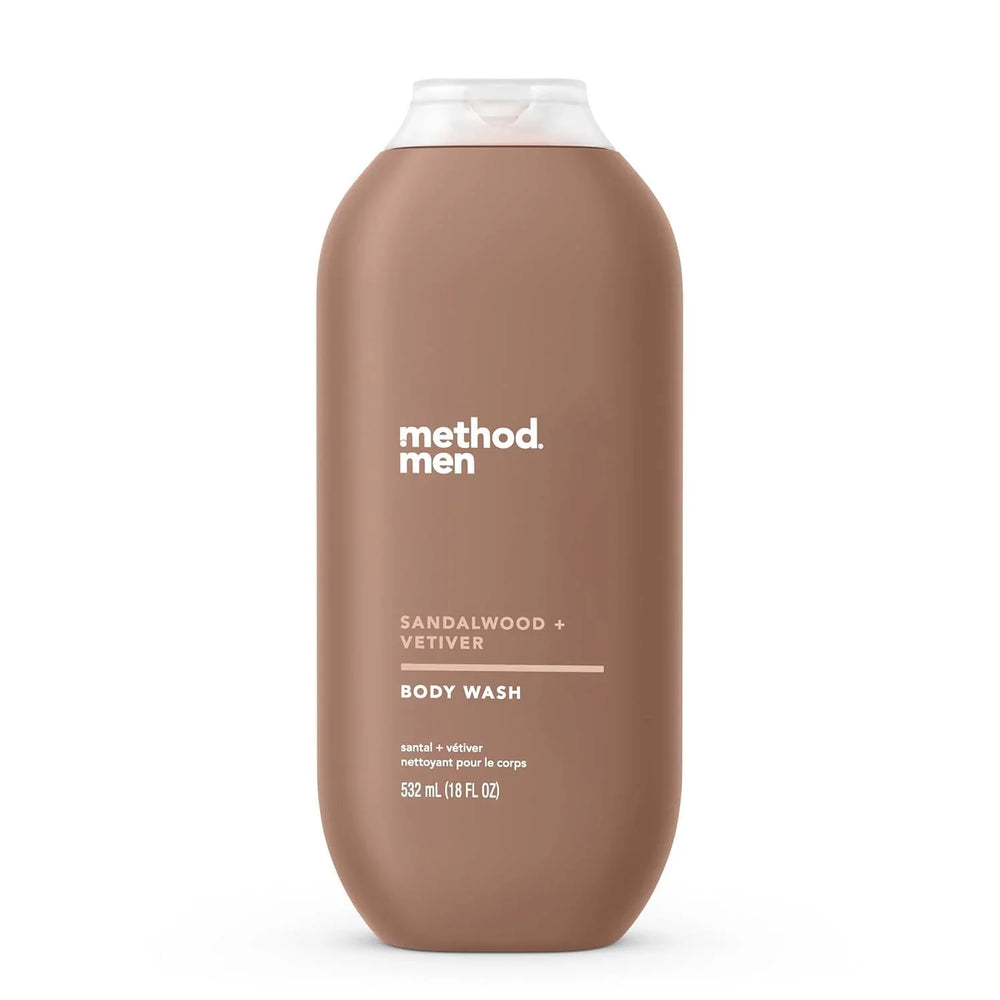 Method Men Body Wash, Sandalwood + Vetiver - Kenya