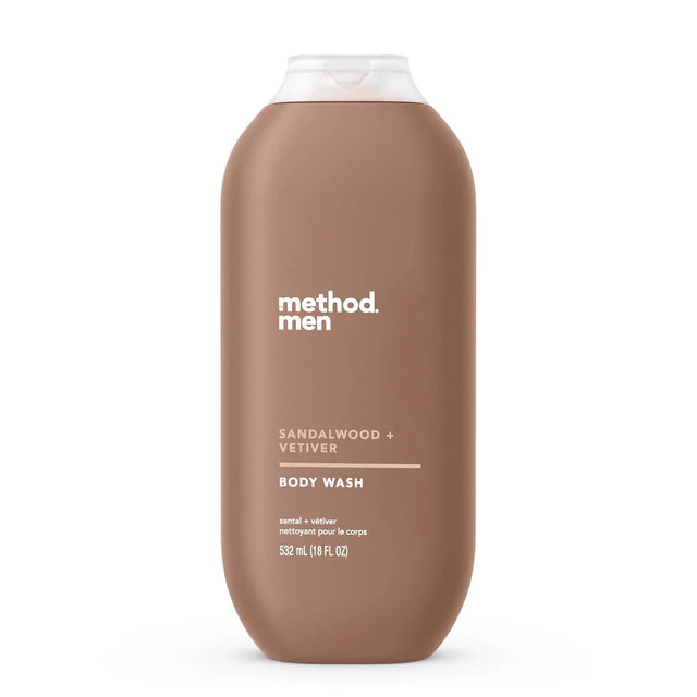 Method Men Body Wash, Sandalwood + Vetiver - Kenya