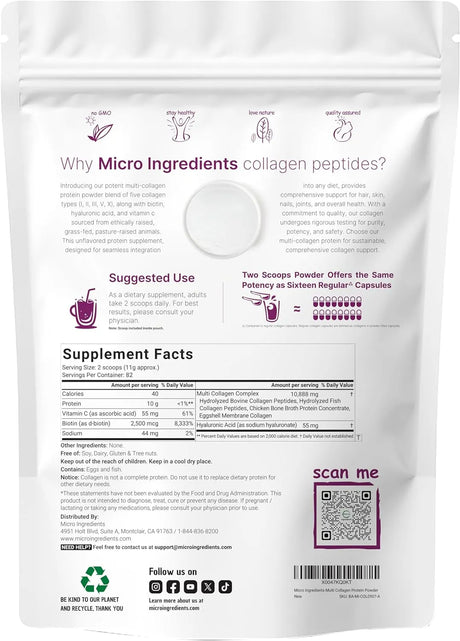 Multi Collagen Peptides Powder, Hydrolyzed Protein Peptides - Kenya