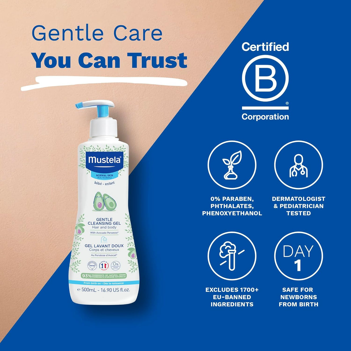 Mustela Baby Gentle Cleansing Gel- Kenya - Kenya