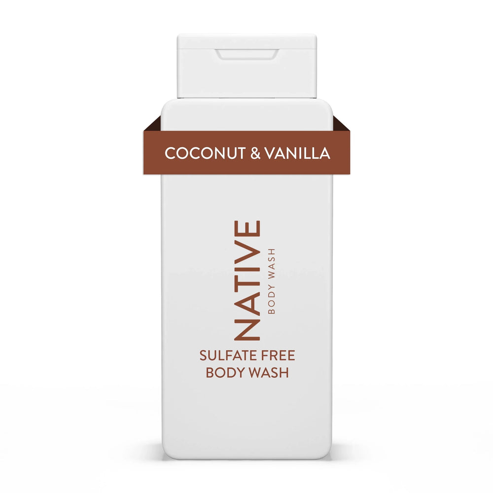 Native Body Wash, Sulfate Free, Coconut & Vanilla - Kenya