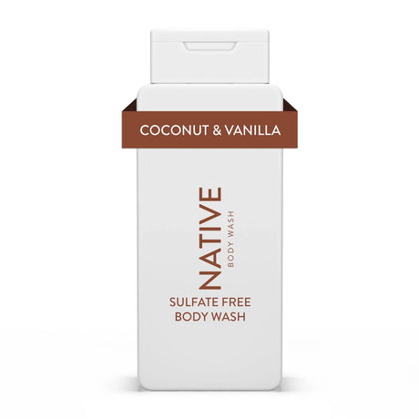 Native Body Wash, Sulfate Free, Coconut & Vanilla - Kenya
