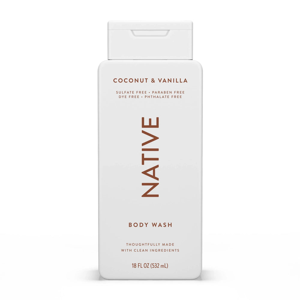 Native Body Wash, Sulfate Free, Coconut & Vanilla - Kenya