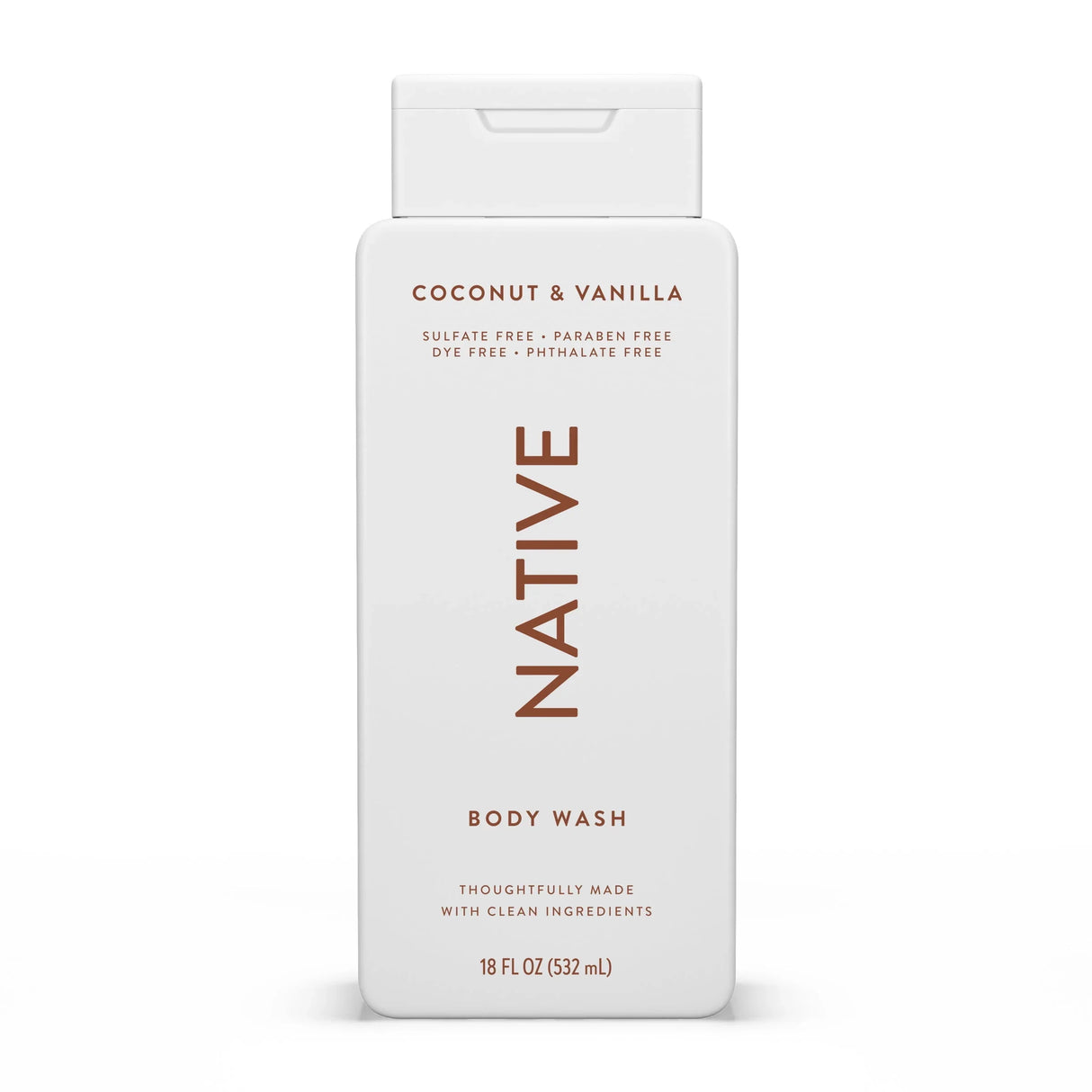 Native Body Wash, Sulfate Free, Coconut & Vanilla - Kenya