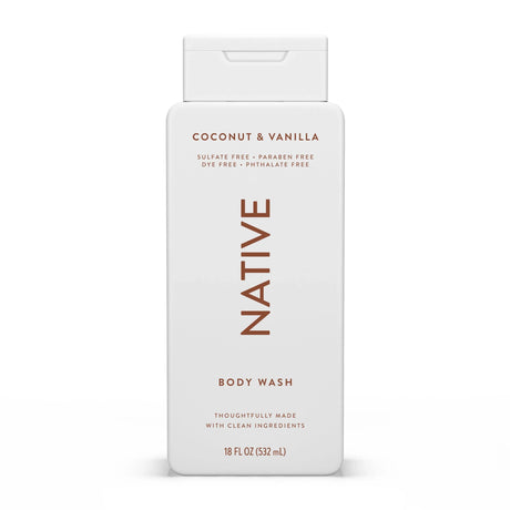 Native Body Wash, Sulfate Free, Coconut & Vanilla - Kenya