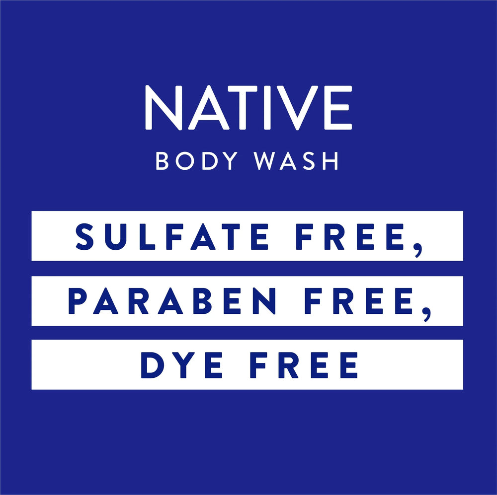 Native Body Wash, Sulfate Free, Coconut & Vanilla - Kenya