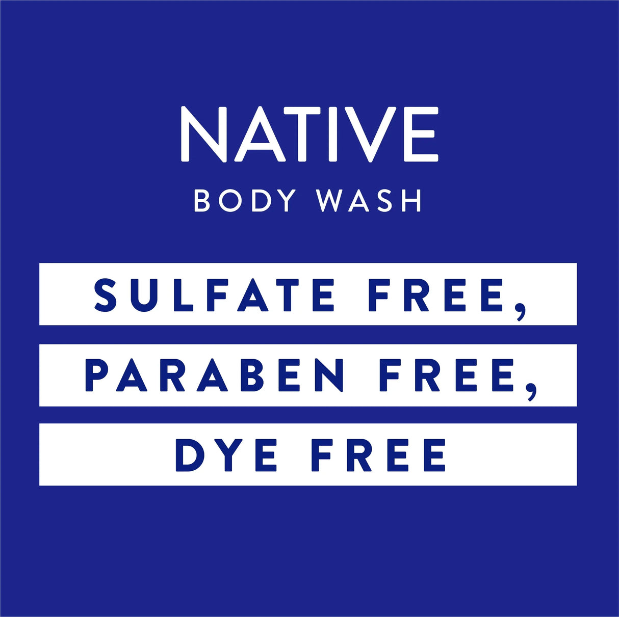 Native Body Wash, Sulfate Free, Coconut & Vanilla - Kenya