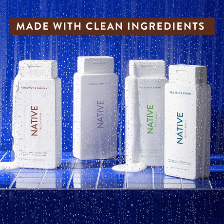 Native Body Wash, Sulfate Free, Coconut & Vanilla - Kenya