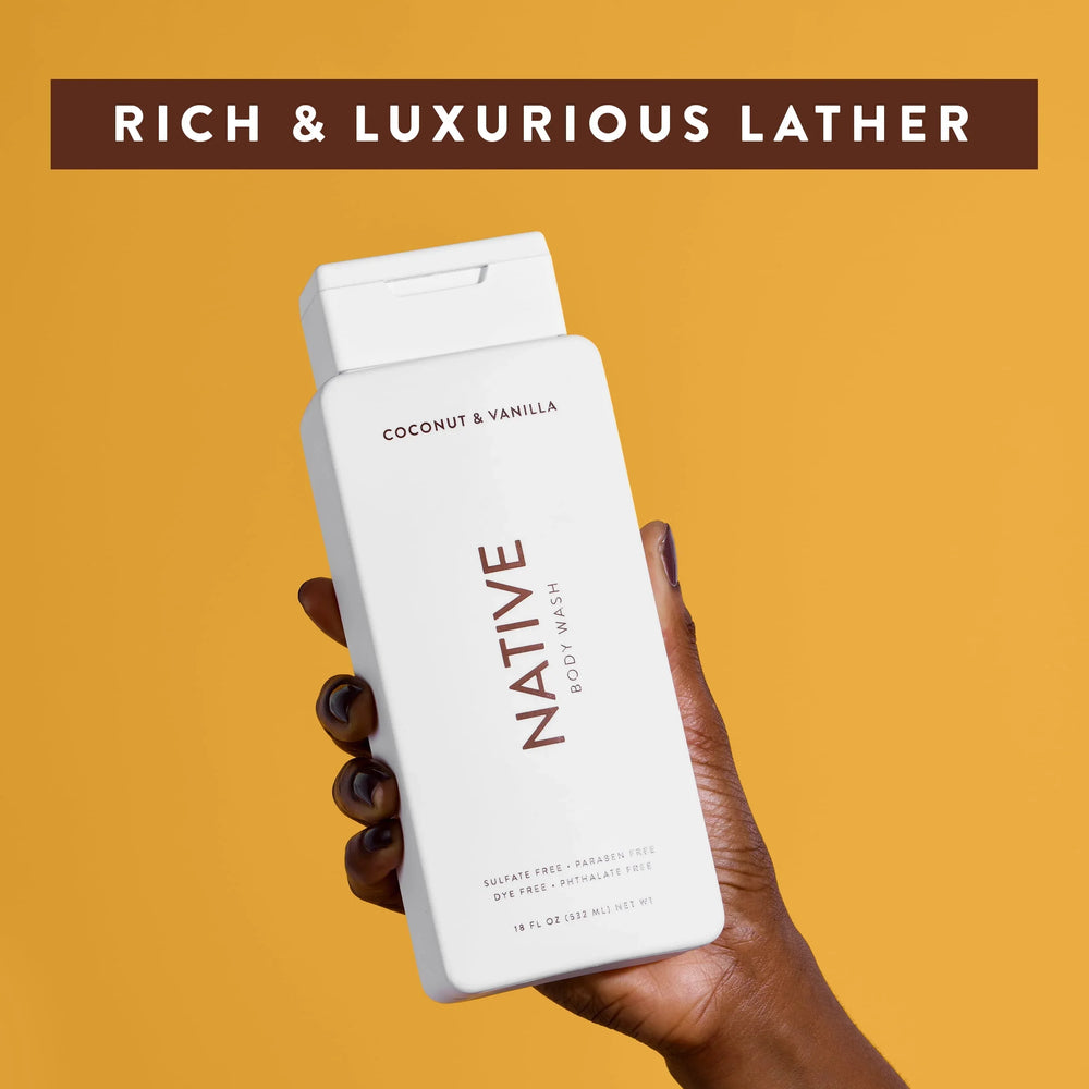 Native Body Wash, Sulfate Free, Coconut & Vanilla - Kenya