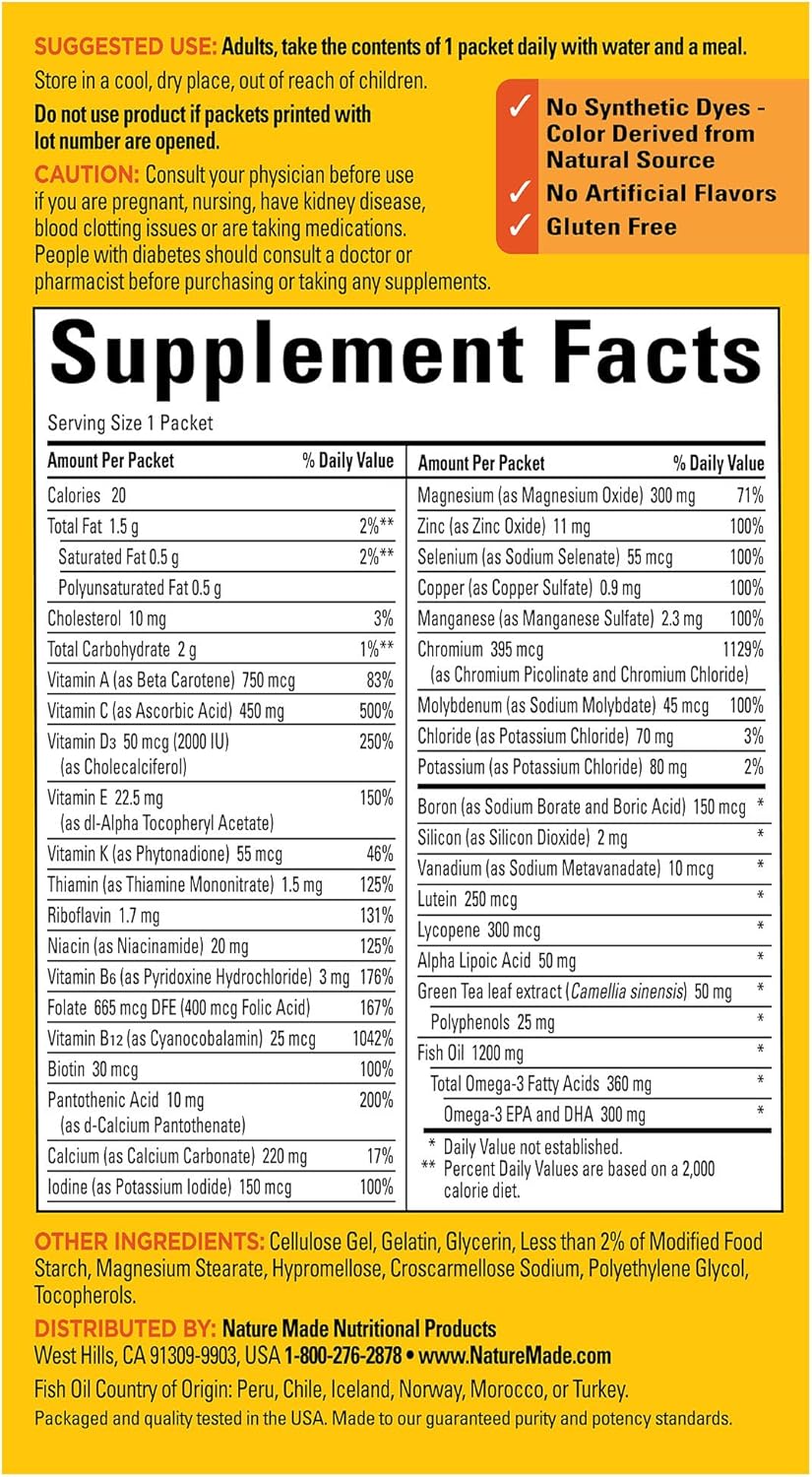 Nature Made Daily Diabetes Health Pack, 30 Packets. - price in Kenya