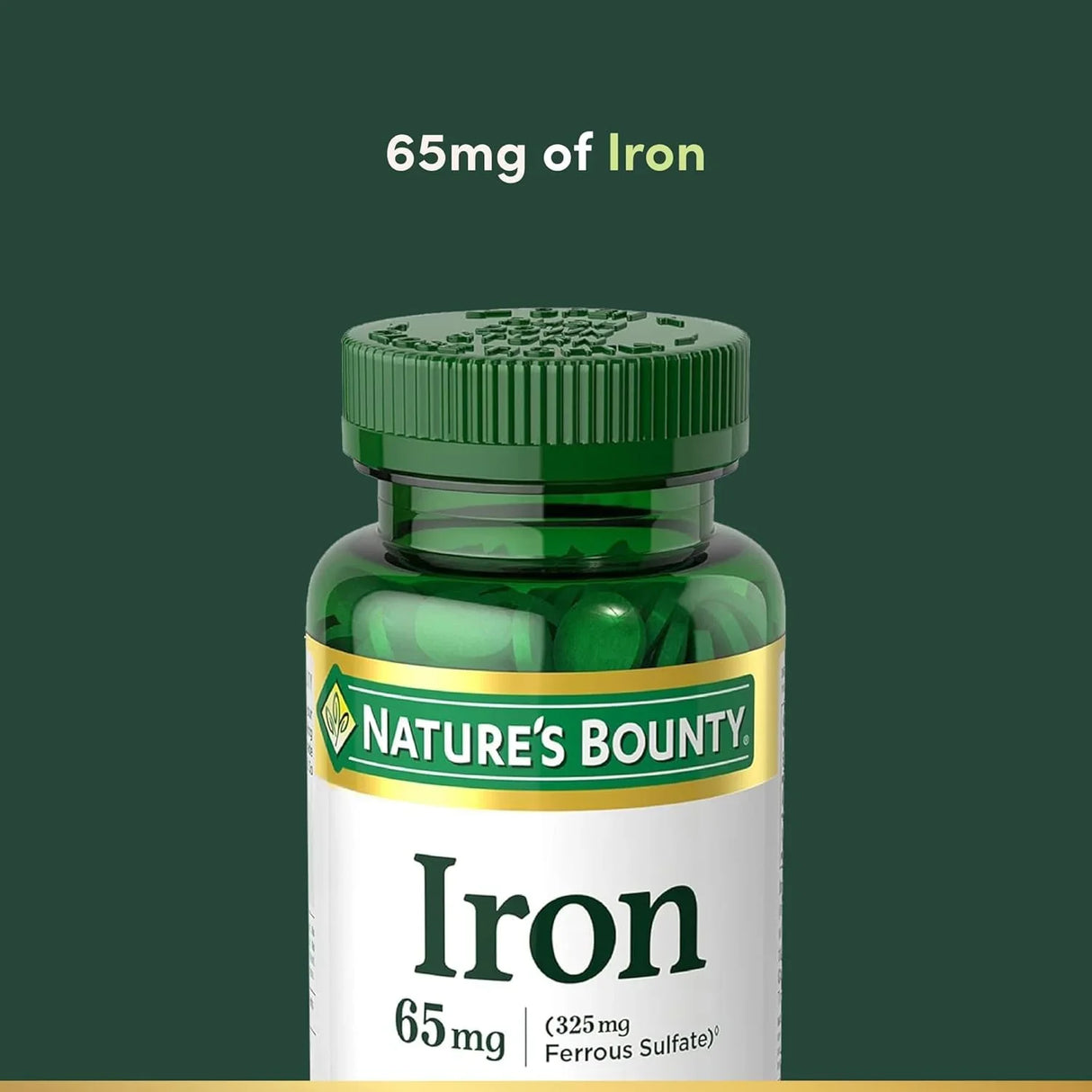 Nature's Bounty Iron 65mg, 325 mg Ferrous Sulfate - Kenya