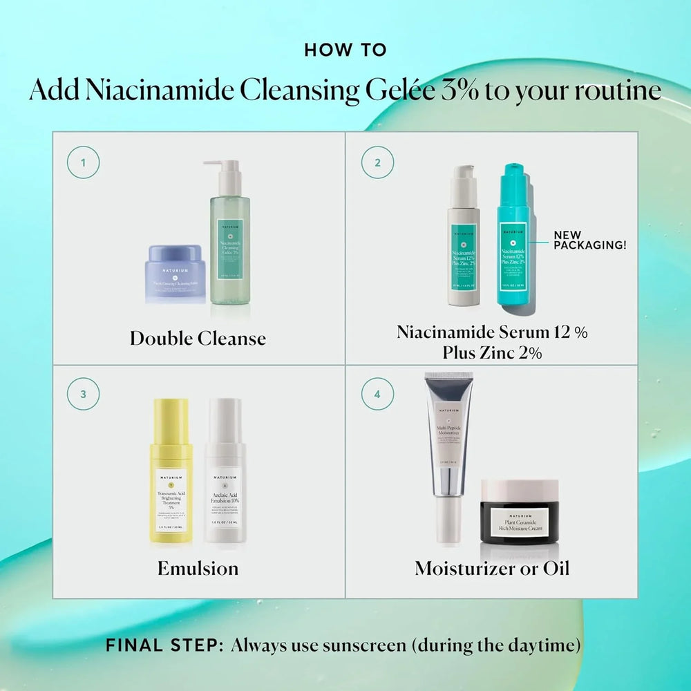 Naturium Niacinamide Cleansing Gelée 3% - Kenya