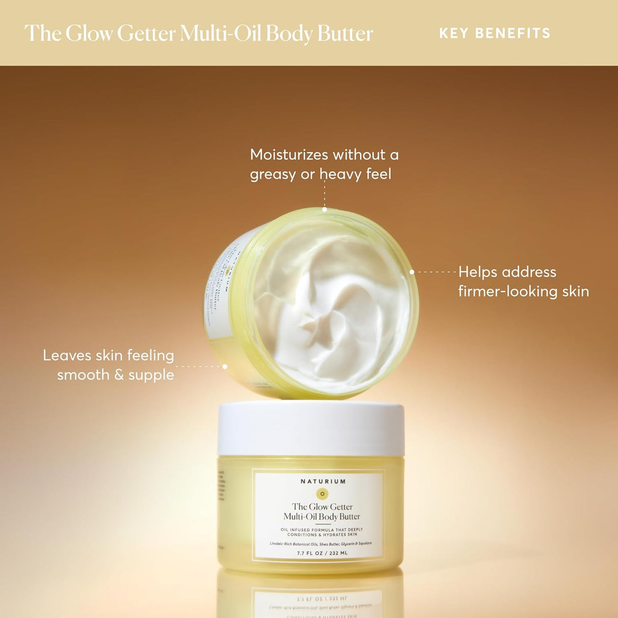 Naturium The Glow Getter Whipped Multi-Oil Body Butter - Kenya