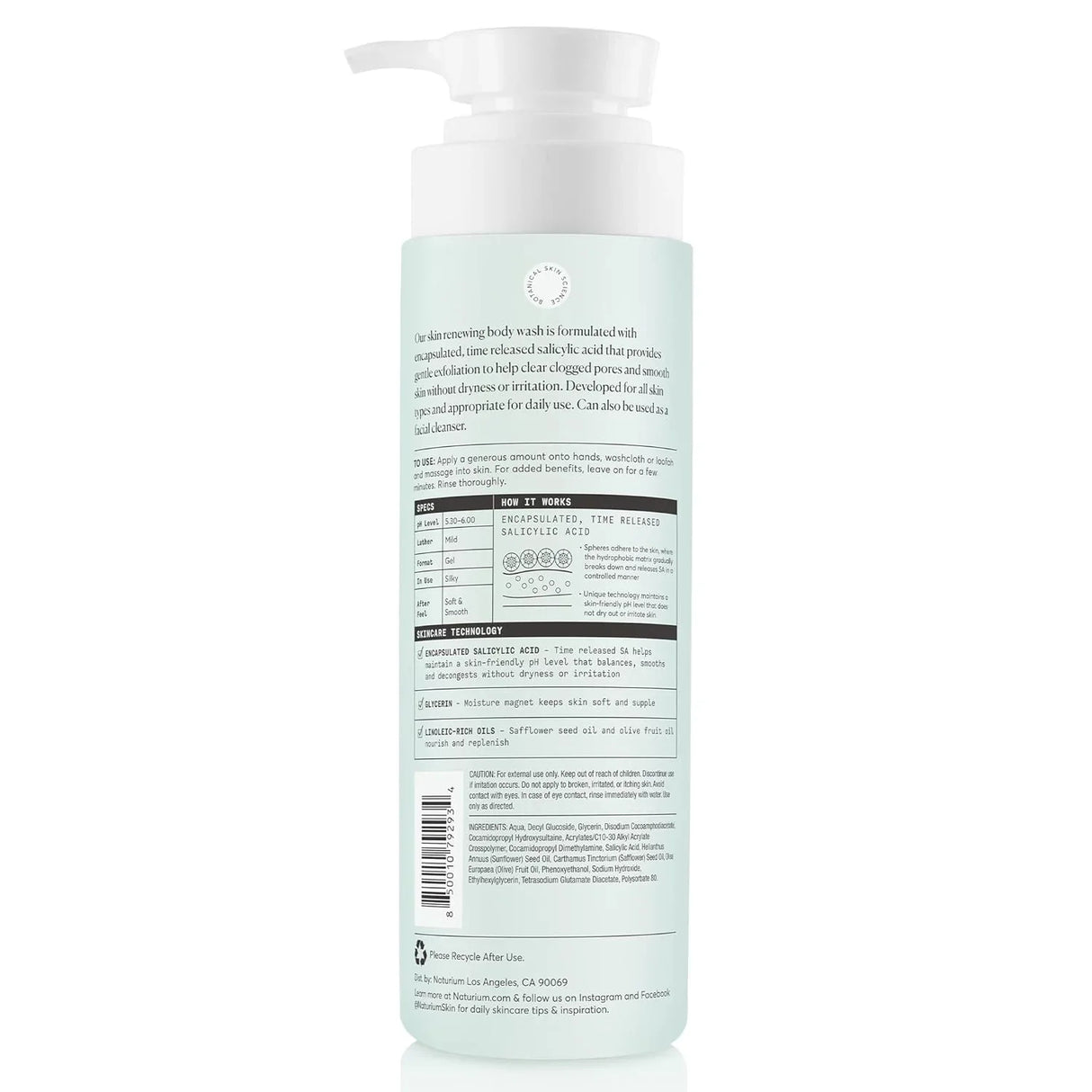 Naturium The Purifier Niacinamide Serum Body Wash - Kenya