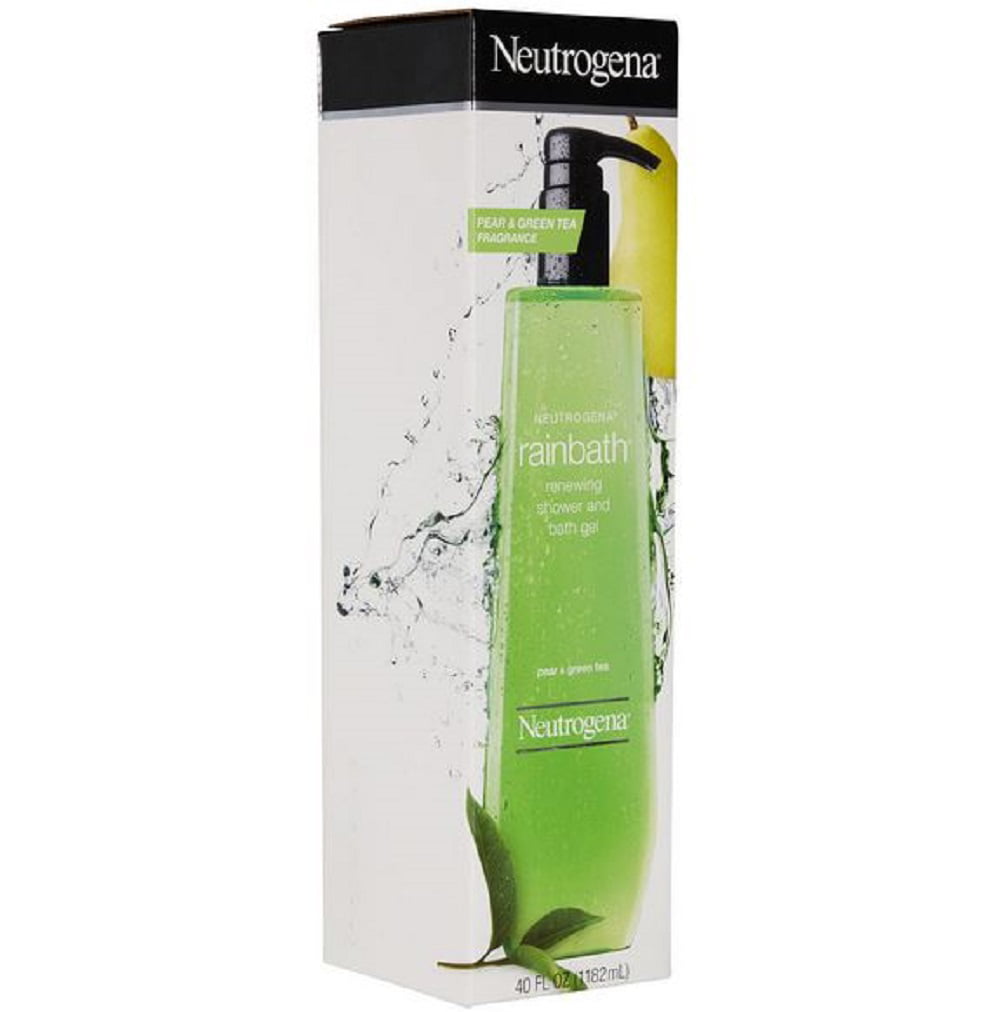 Neutrogena Rainbath Renewing Shower and Bath Gel, Pear & Green Tea Fragrance, 40 Oz Pump Bottle - Kenya