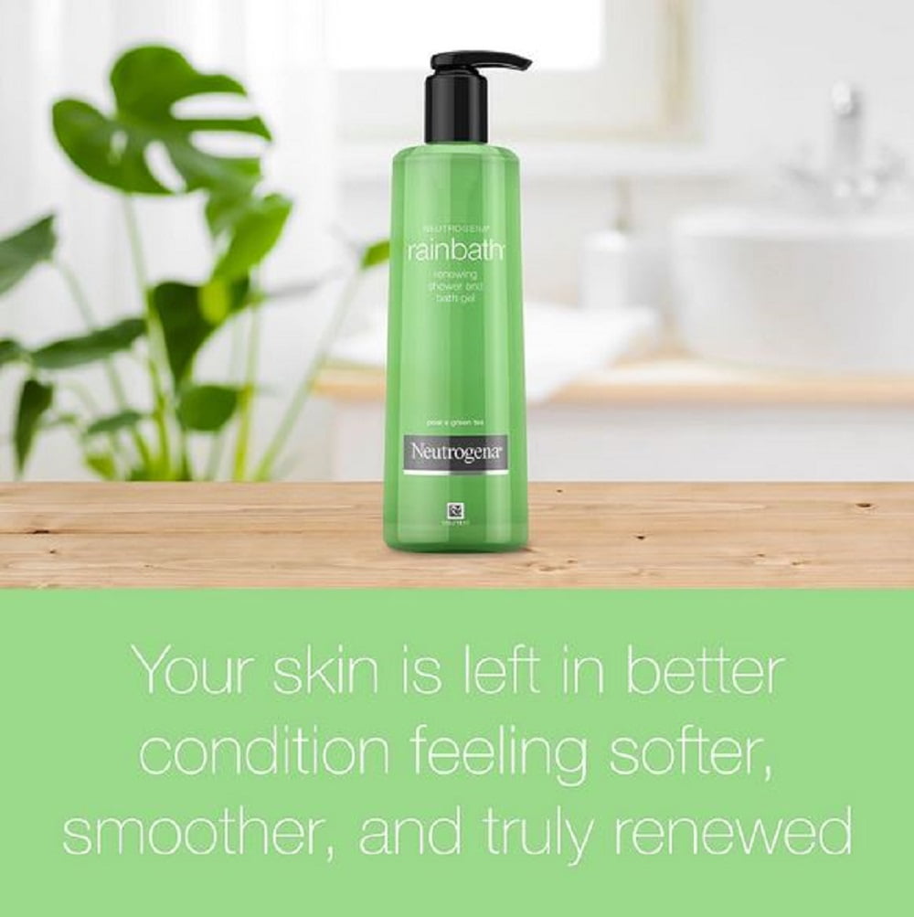 Neutrogena Rainbath Renewing Shower and Bath Gel, Pear & Green Tea Fragrance, 40 Oz Pump Bottle - Kenya