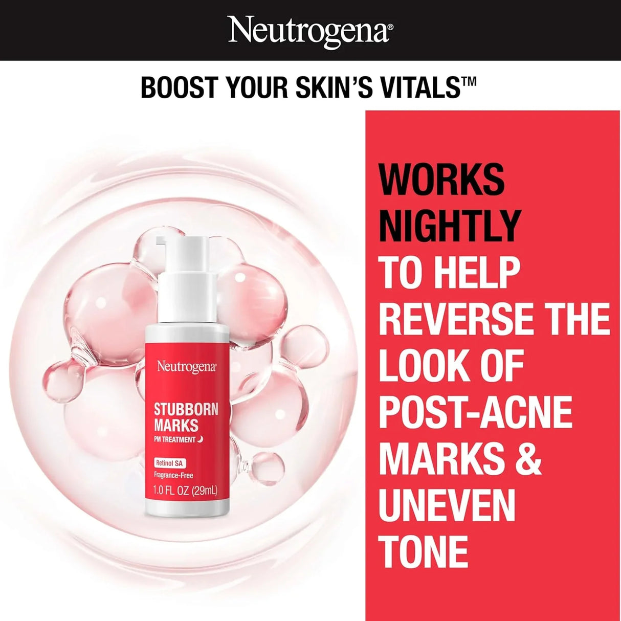Neutrogena Retinol SA, Stubborn Marks PM Treatment - Kenya