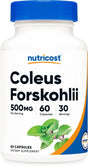 Nutricost Coleus Forskohlii 500mg 60 Capsules - Kenya