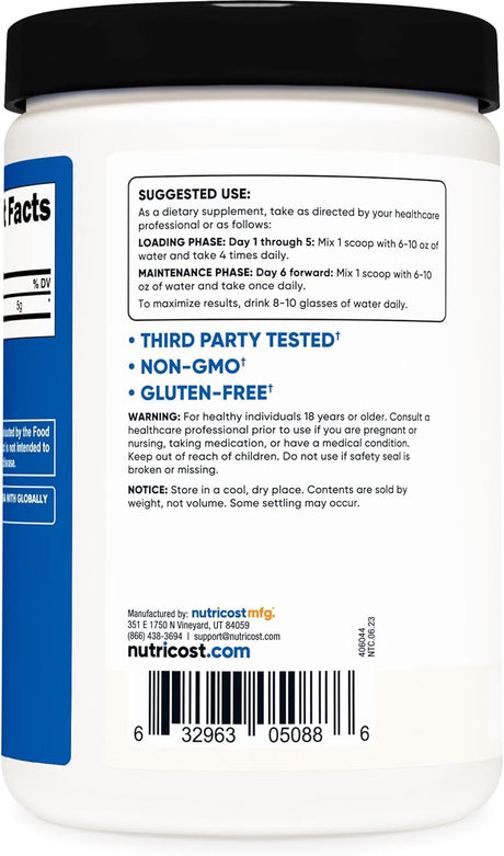 Nutricost Creatine Monohydrate Micronized Powder- Kenya - Kenya