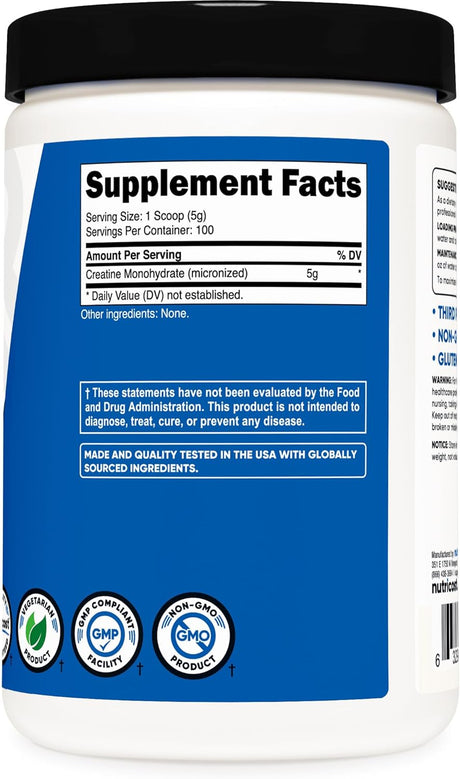 Nutricost Creatine Monohydrate Micronized Powder- Kenya - Kenya