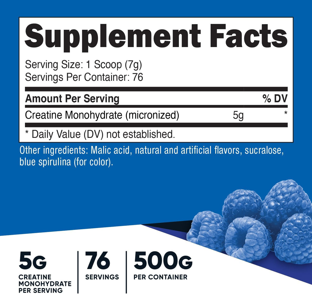 Nutricost Creatine Monohydrate Powder (Blue Raspberry) - Kenya - Kenya