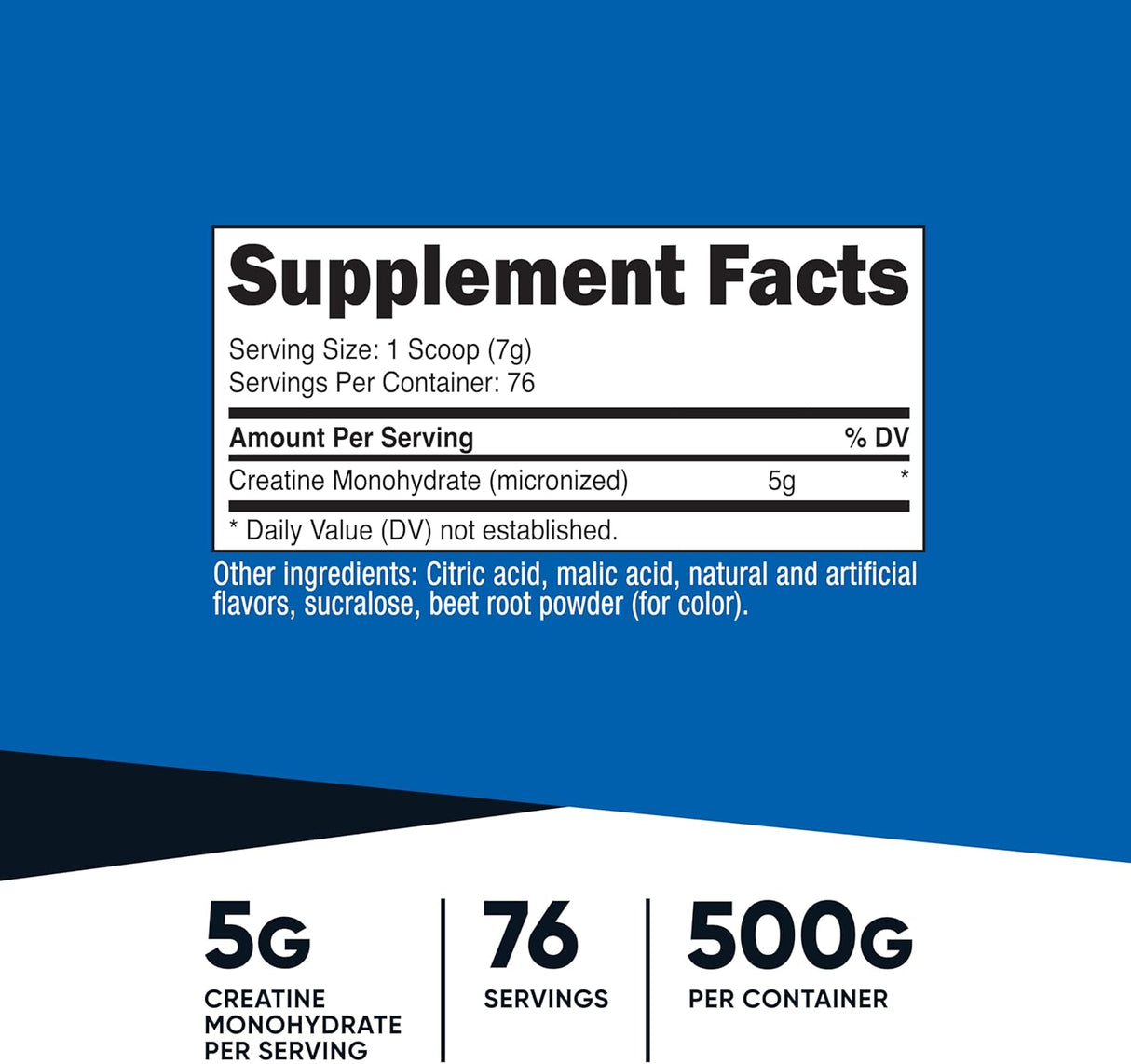 Nutricost Creatine Monohydrate Powder Fruit Punch- Kenya - Kenya