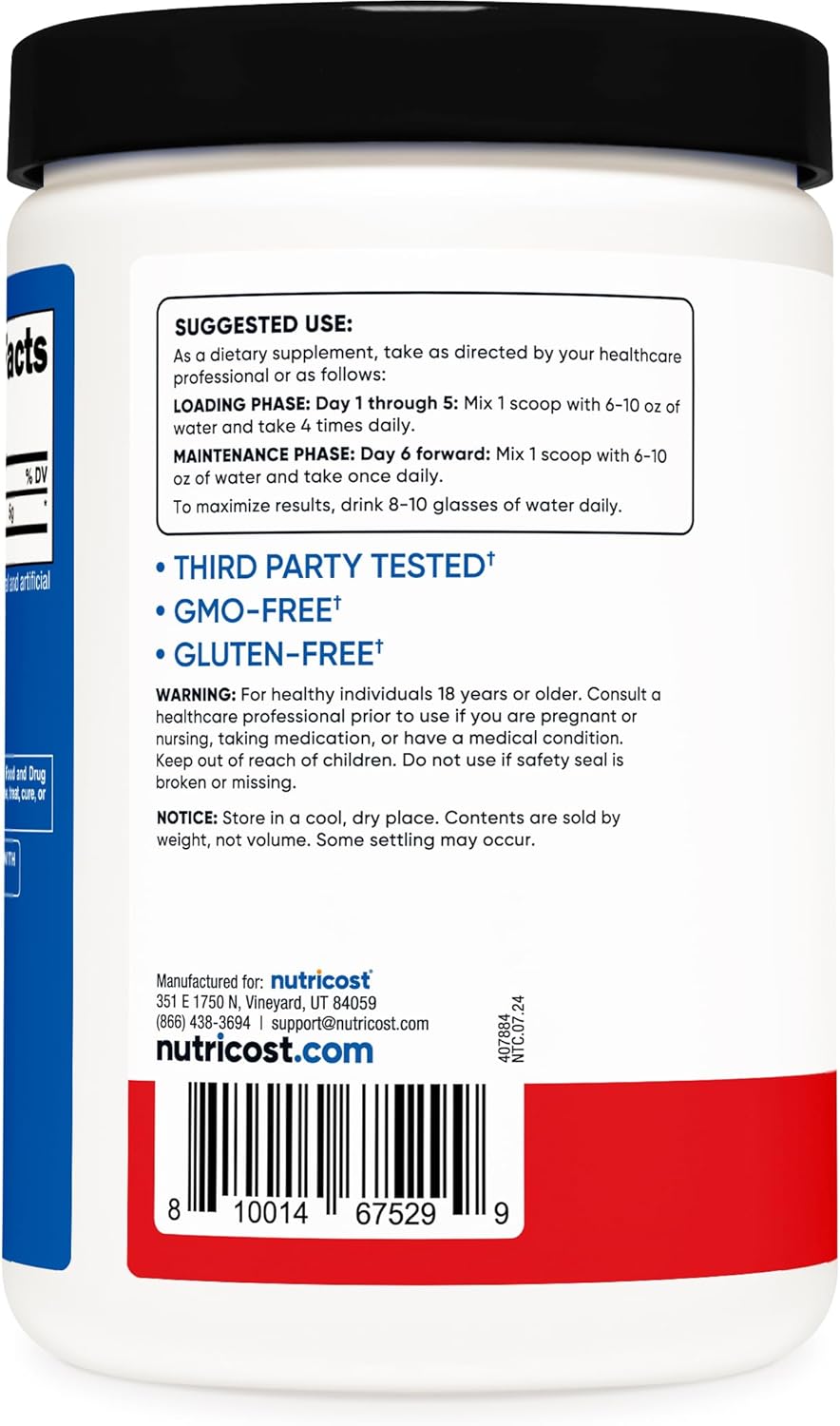 Nutricost Creatine Monohydrate Powder Fruit Punch- Kenya - Kenya