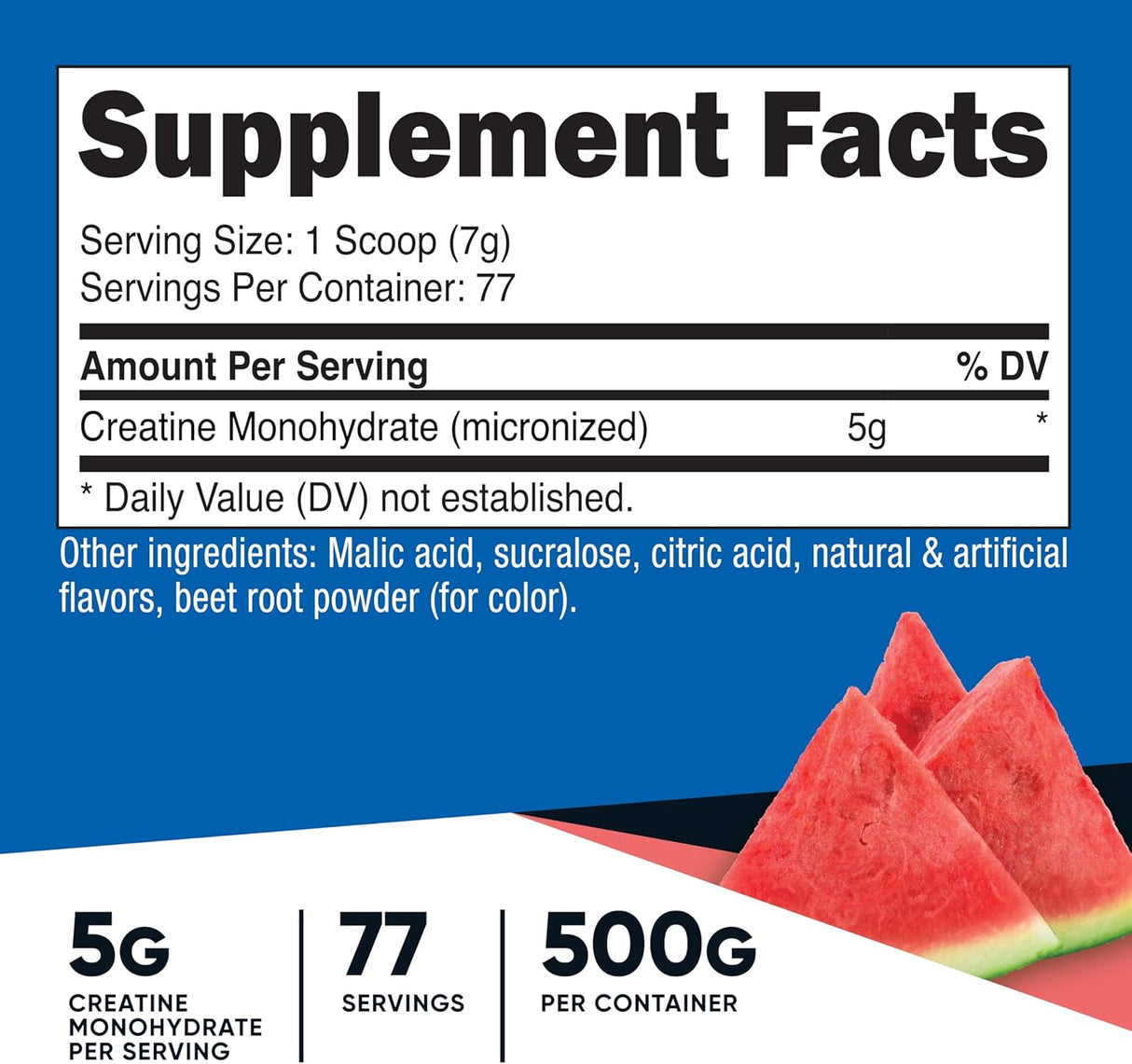 Nutricost Creatine Monohydrate Powder Watermelon- Kenya - Kenya
