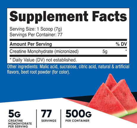 Nutricost Creatine Monohydrate Powder Watermelon- Kenya - Kenya