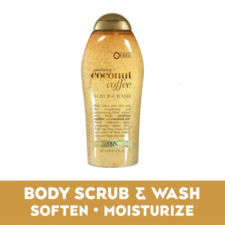 OGX Smoothing + Coconut Coffee Exfoliating Body Scrub - Kenya