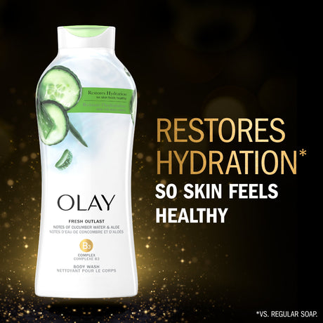 Olay Fresh Outlast Body Wash with Cucumber - Kenya