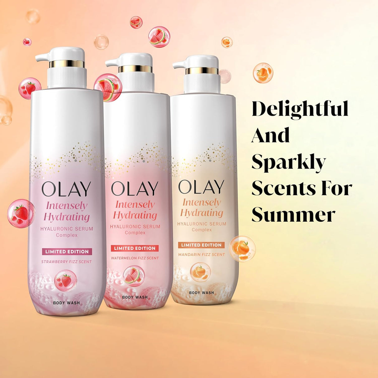 Olay Hayluronic Body Wash Mandarin Summer Fizz Scent (Limited Edition) - price in Kenya